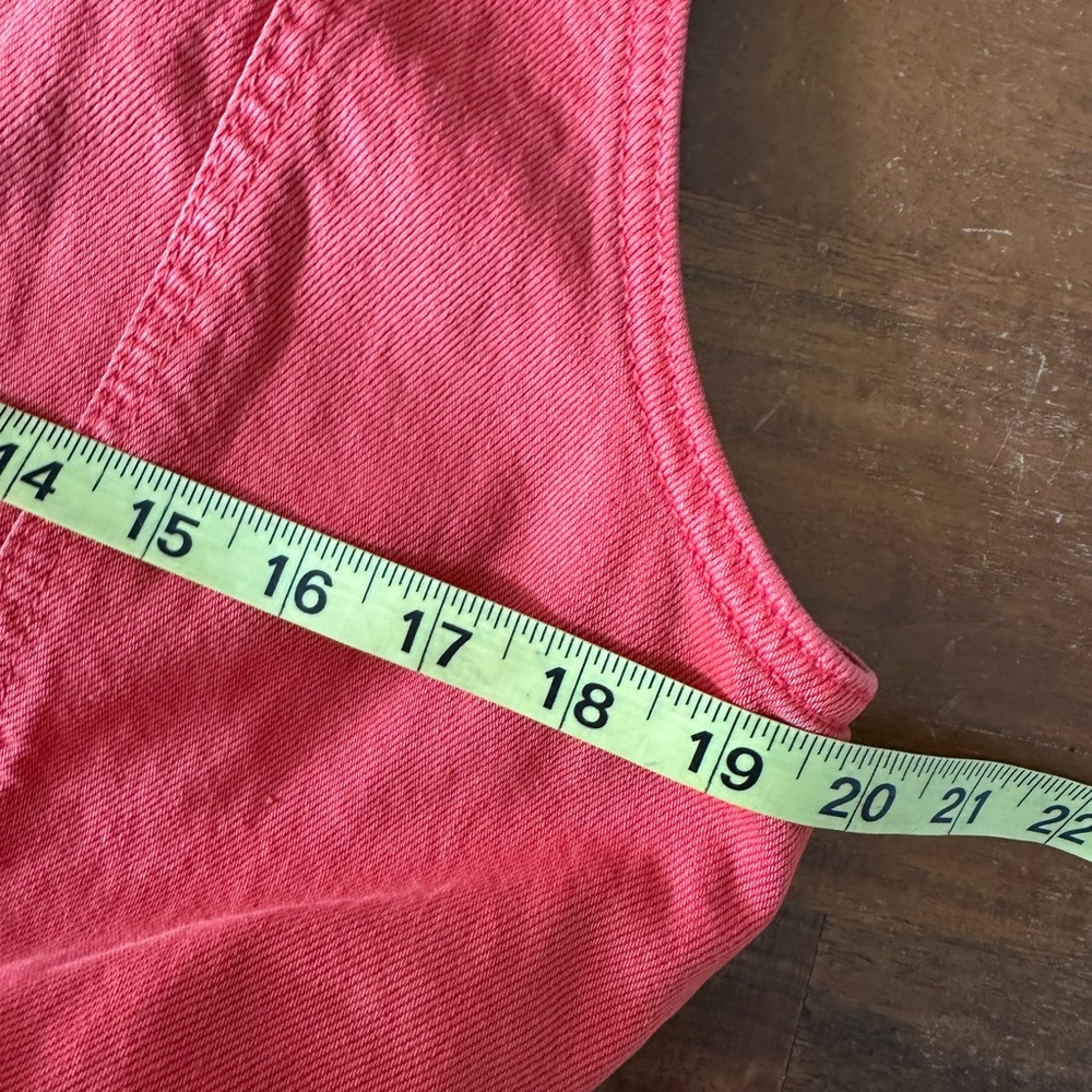 Target Universal Thread Sleeveless Red Orange Den… - image 3